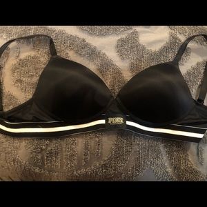Victoria’s Secret pink wire free push-up bra